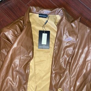 Brown Oversized Blazer
